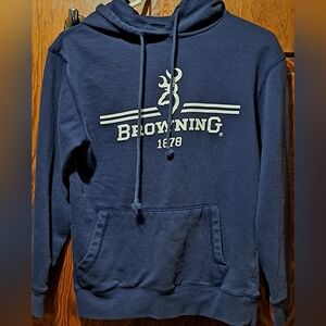 Browning Men's Dark Blue Hoodie